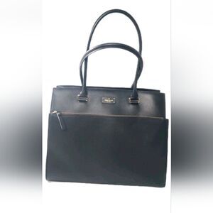 Kate Spade Grove Street Maeve Black Leather Tote Handbag Retail $429